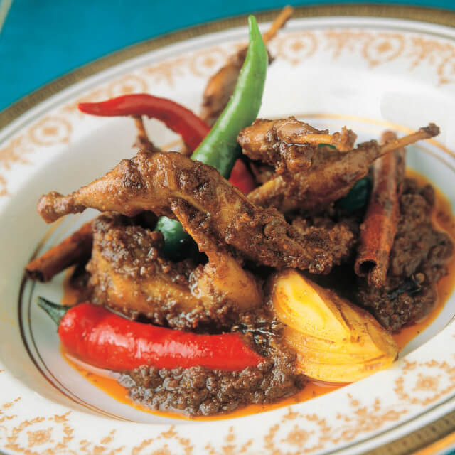 Fried Quail in Spicy Sauce